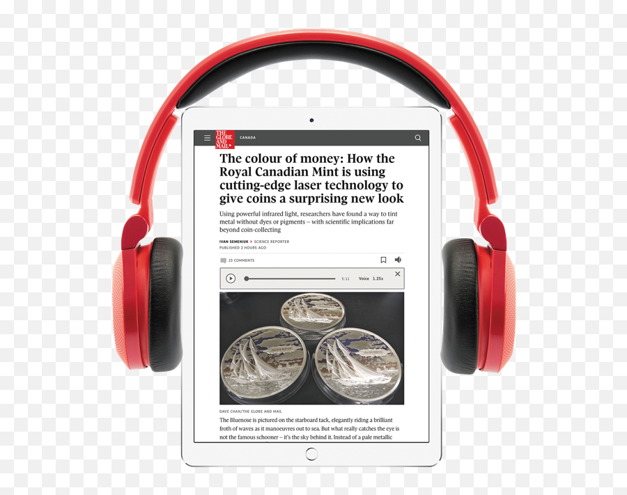 Audio - The Globe And Mail Portable Png,Globe And Email Icon