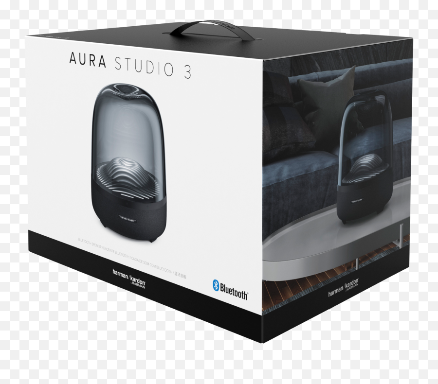 Aura Studio 3 Bluetooth Speaker - Harman Kardon Aura Studio 3 Box Png,Cannot Remove Bluetooth Device Icon From My Computer