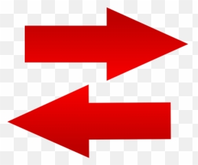 Left Right Red Arrow Icon Aligned Clip Art - Junge Die png