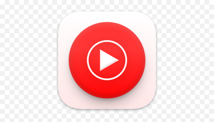 Youtube Music Macos Bigsur Free Icon - Iconiconscom Youtube Icon Big Sur Png,Macosx Icon