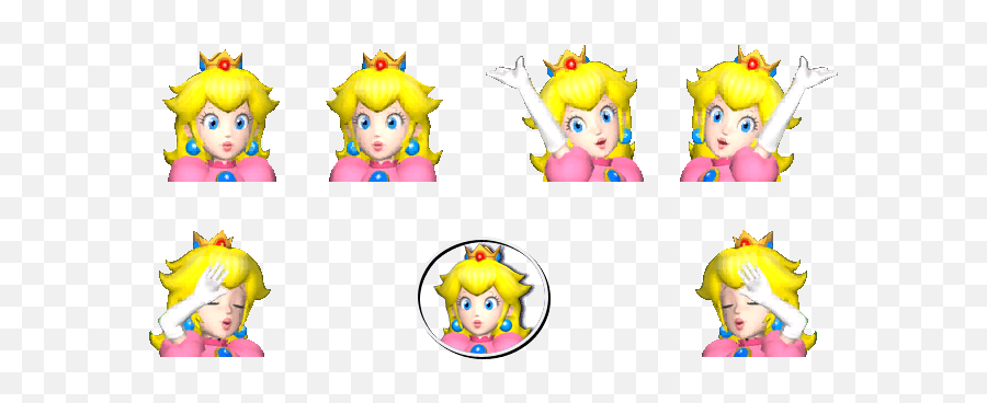 Gamecube - Mario Party 7 Peach Icons Solo Mode Menu The Mario Party 7 Princess Peach Png,Peach Icon Png