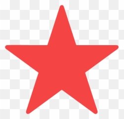 Star Silhouette - Free Vector Silhouettes Creazilla Transparent Background Red Png