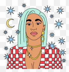Joe Coscarelli A Twitter The Bts Cardi B Bad Bunny And - Drawing Of Cardi B Easy Png,Cardi B Png