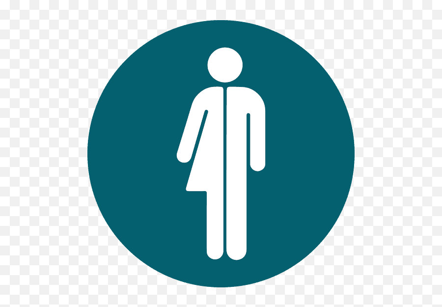 Schools Seek Gender Inclusiveness - Hermind Gender Neutral Icon White Png,Bathroom Articles Icon Png