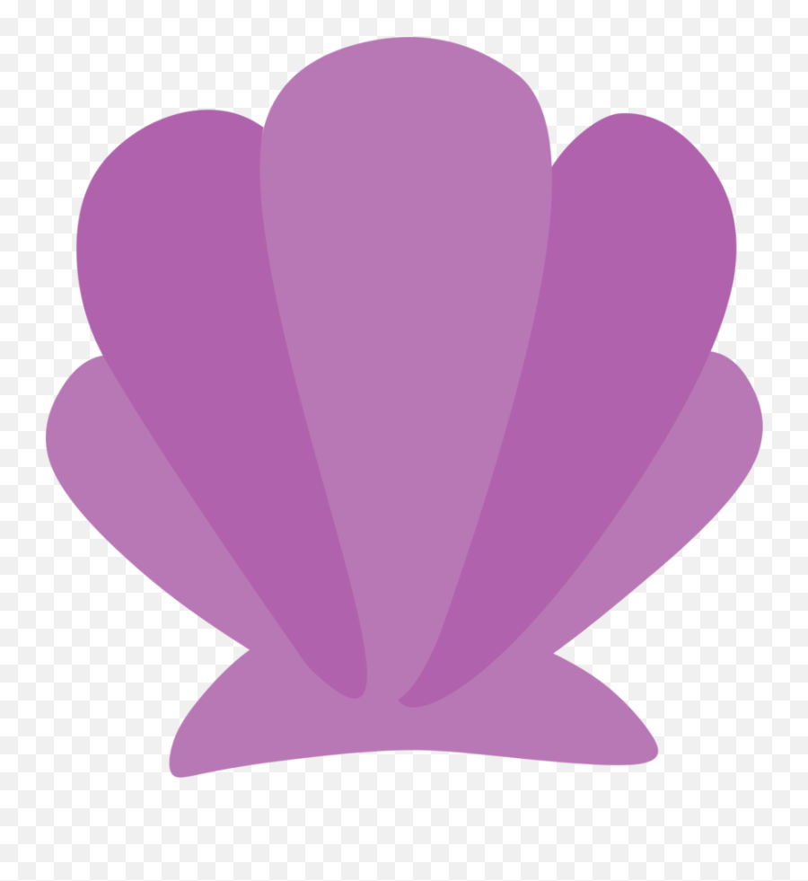 Clipart Png Seashell Transparent Free - Little Mermaid Purple Seashell,Sea Shell Png