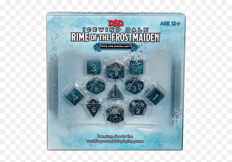 Du0026d Reveal The Icewind Dale Dice U0026 Miscellany Set - Rime Of The Frostmaiden Dice Png,Wizard Overwatch Icon