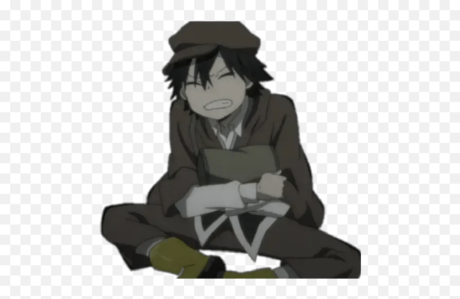 Bungo Stray Dogs - Sitting Png,Cute Anime Boy Icon