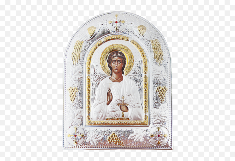 Icoan Ferectur Din Argint Maica Domnului Pantanassa 20 X - Religious Item Png,Pantanassa Icon