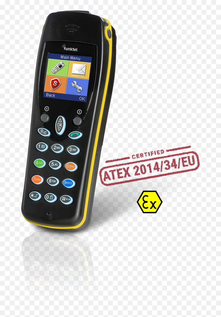 Fc4 Ex Hs The Explosion Protected Dect Handset With Atex - Ex Atex Png,Certified Stamp Png