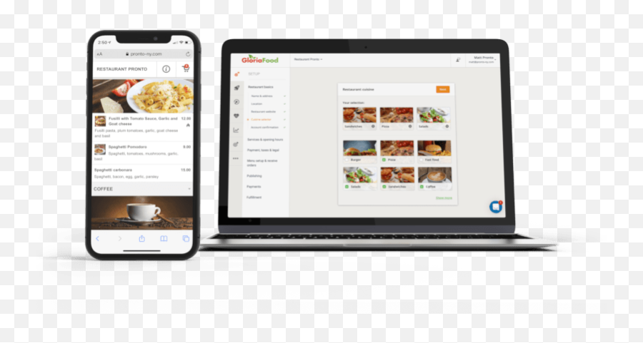 Gloriafood Free Online Ordering For Restaurants - Technology Applications Png,Order Food Online Icon