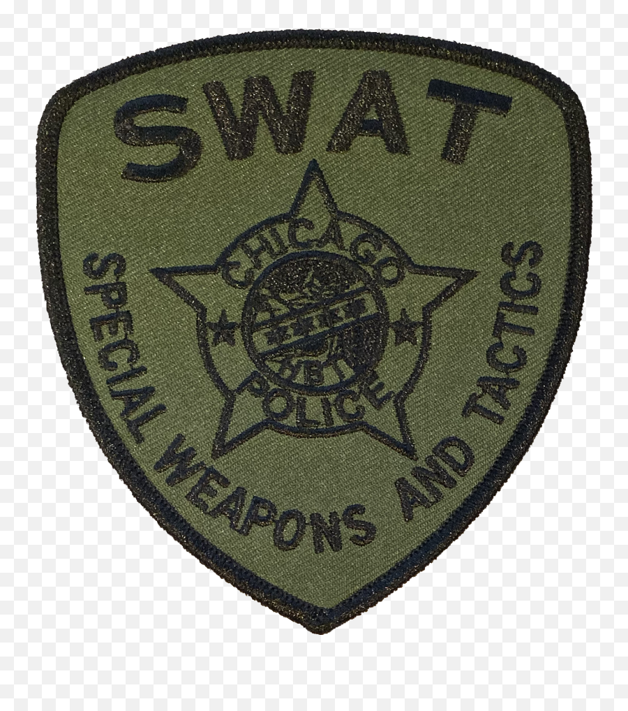 Chicago Police Shoulder Patch Swat Team Subdued - Swat Patch Png,Swat Png