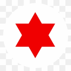 Circle Star Png 1 Image - Green And Red And White Flag,Ninja Star Png