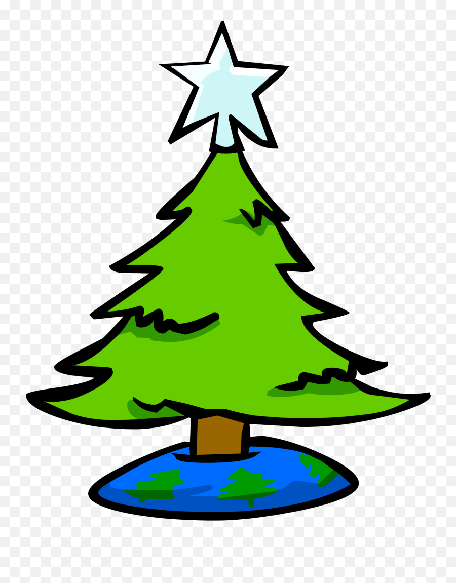 Club Penguin Rewritten Wiki - Christmas Tree Image Small Png,Xmas Tree Png