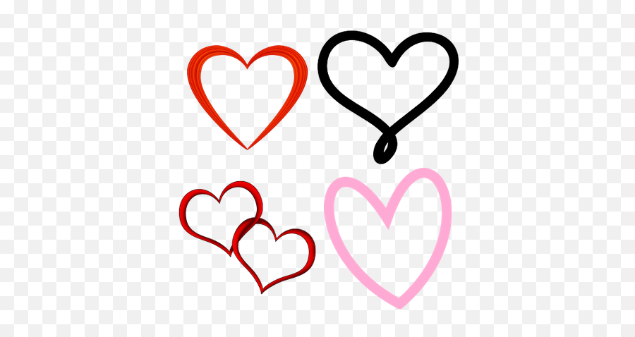 Heart Outline Transparent Png Images - Stickpng Heart Clipart Png,Heart Png Outline