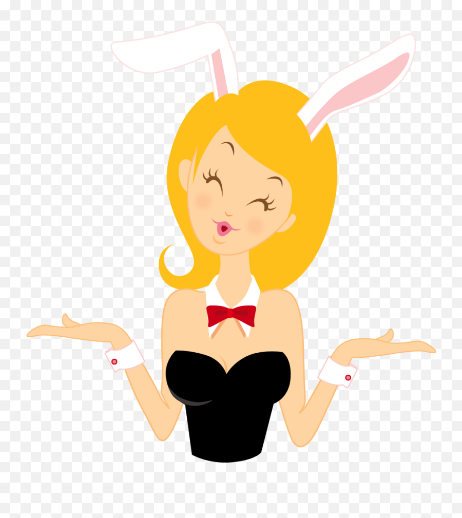 Girl Bunny Question Icon In A Suit Iconset Dapino - Hot Girl Cartoon Icon Png,Question Icon Png
