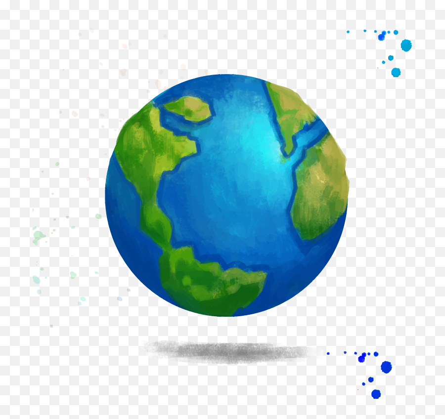 Download Earth Creative Watercolor - Ecologia Y Responsabilidad Social Png,Earth Transparent Background