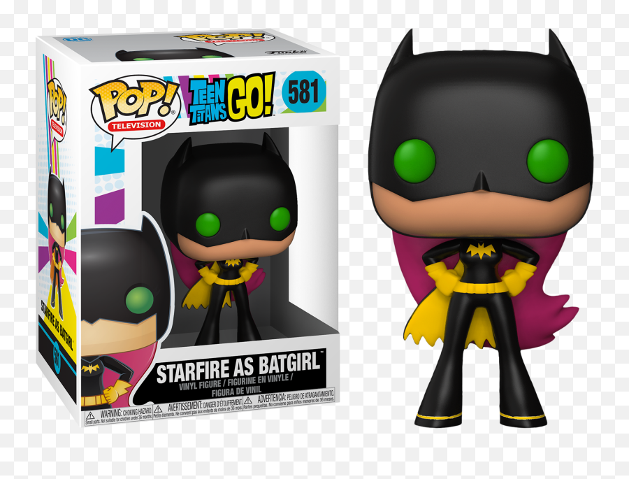 Funko Teen Titans - Starfire As Batgirl Funko Pop Png,Teen Titans Png