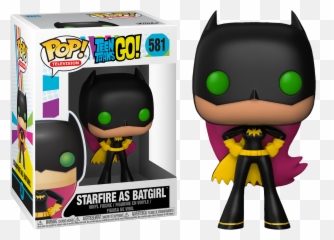 Funko Teen Titans - Starfire As Batgirl Funko Pop Png,Teen Titans Png