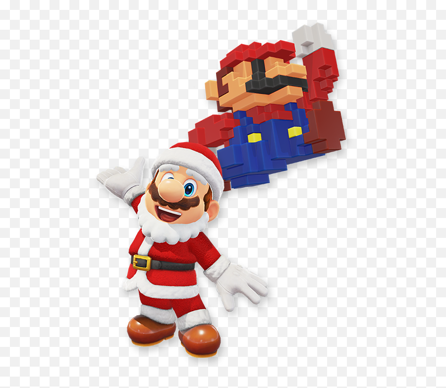 Super Mario Odyssey Gets New Costumes - Super Mario Odyssey Santa Outfit Png,Super Mario Odyssey Png