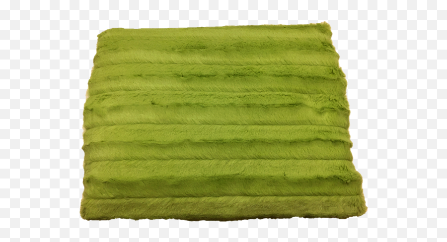 Kiwi Green Faux Fur Ribbed Blanket - Blanket Top View Png,Blanket Png