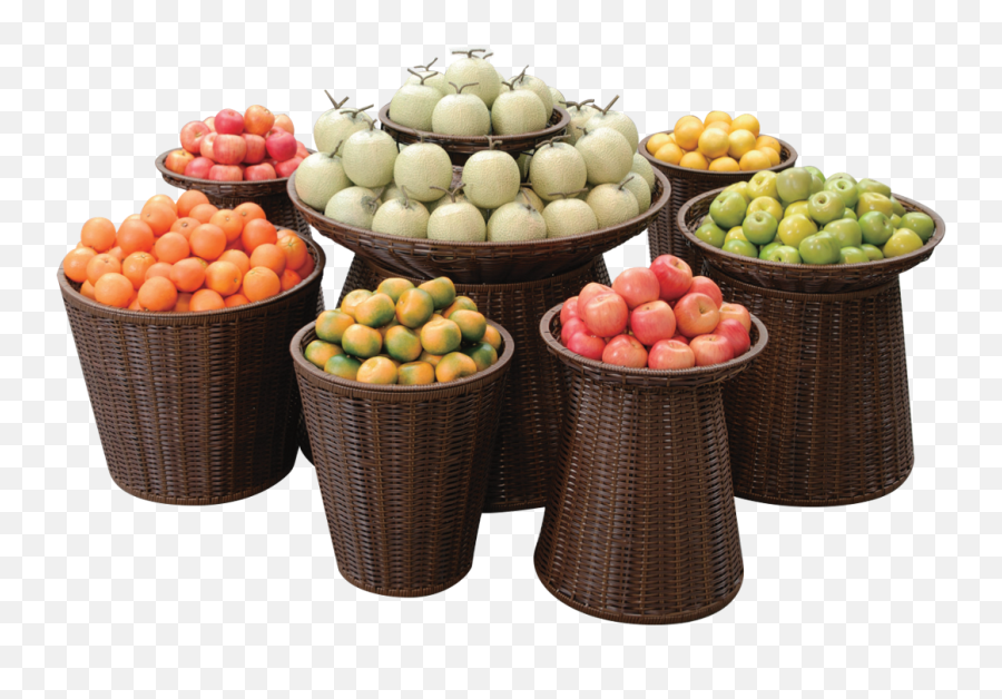 Round Plastic Basket Series - Vegetable Png,Basket Transparent