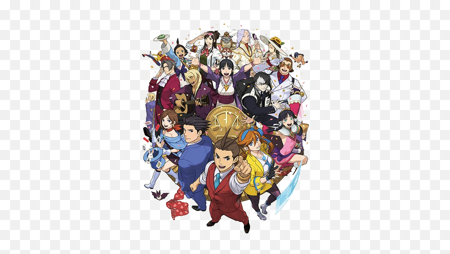 Ace Attorney Franchise - Tv Tropes Ace Attorney 15th Anniversary Png,Ace Attorney Logo