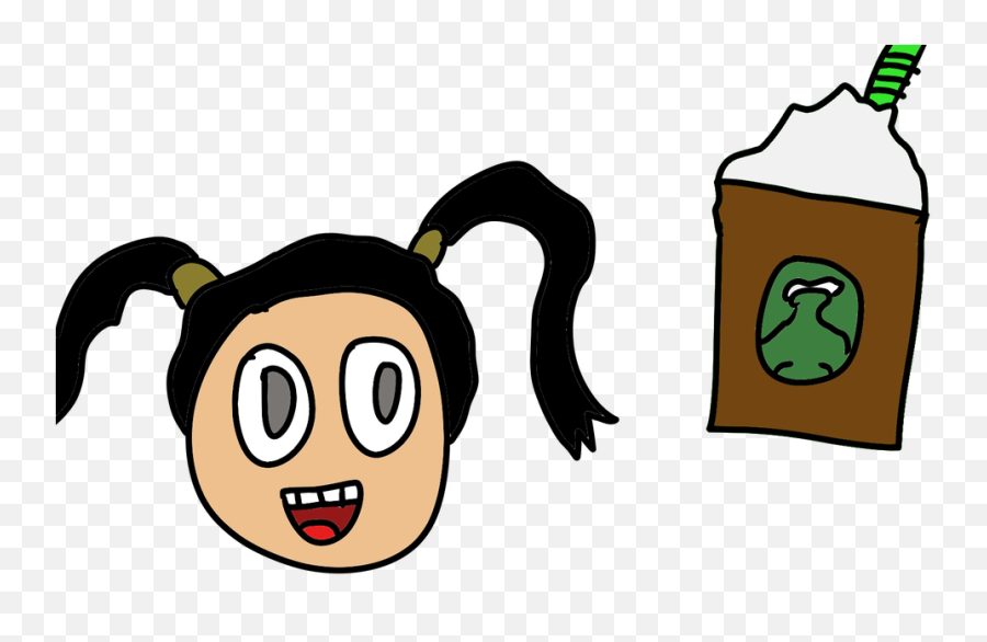 Starbucks Girl Drawing - Starbucks Png,Starbucks Logo Drawing