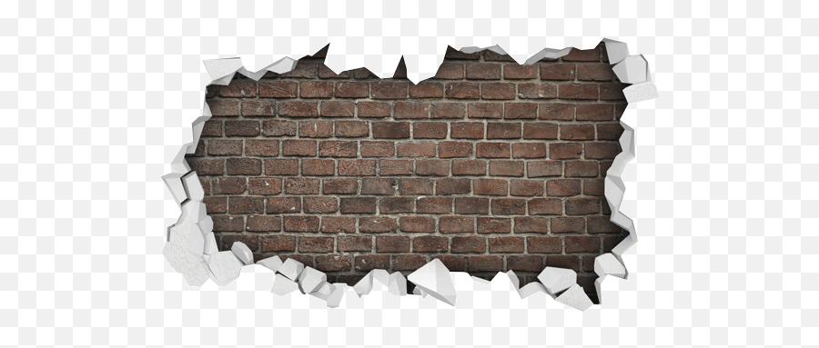Brick Wall Hole Png Picture 469195 - Overwatch Sticker Wall,Stone Wall Png