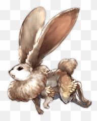 Download White Rabbit - Fantasy Rabbit Png Full Size Png Rabbit Art Fantasy,Rabbit Png