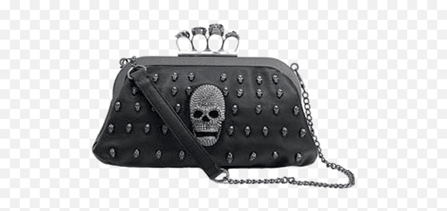 Double Trouble Skull Clutch With Brass Knuckle Handle In - Skull Purse Brass Knuckle Png,Brass Knuckles Png