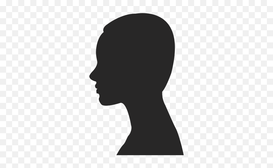 Silhouette Logo Shape Symbol - Profile Png Download 512 Human Face Shape Profile,Black Silhouette Logo