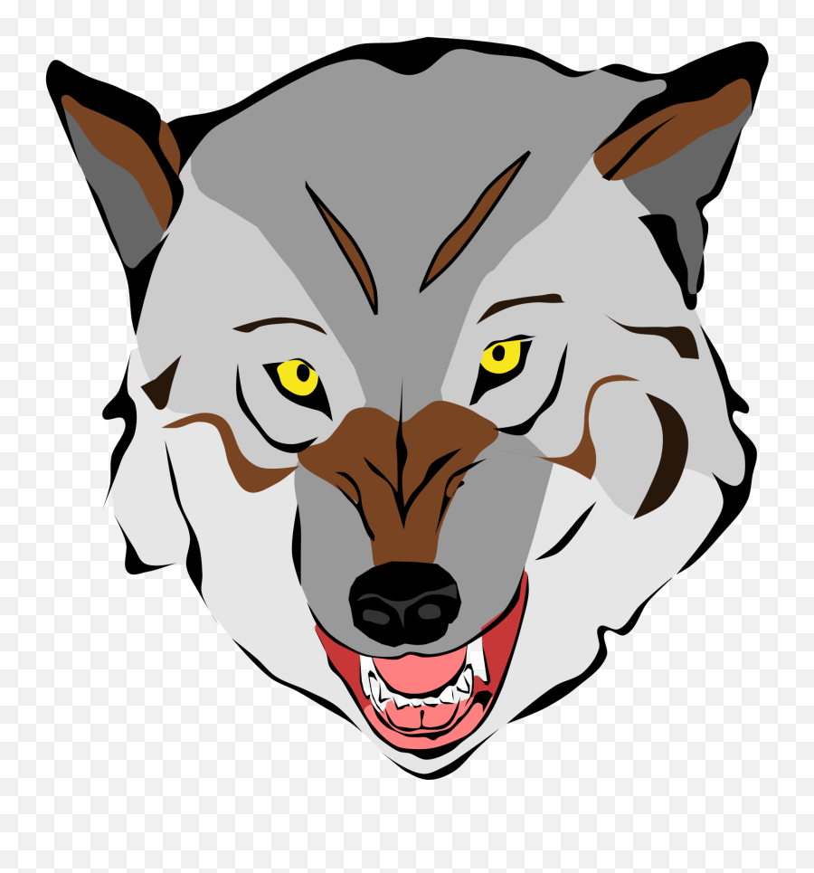 Wolves Download Football Png Files - Scary Wolf Images Cartoon,Wolf Head Png