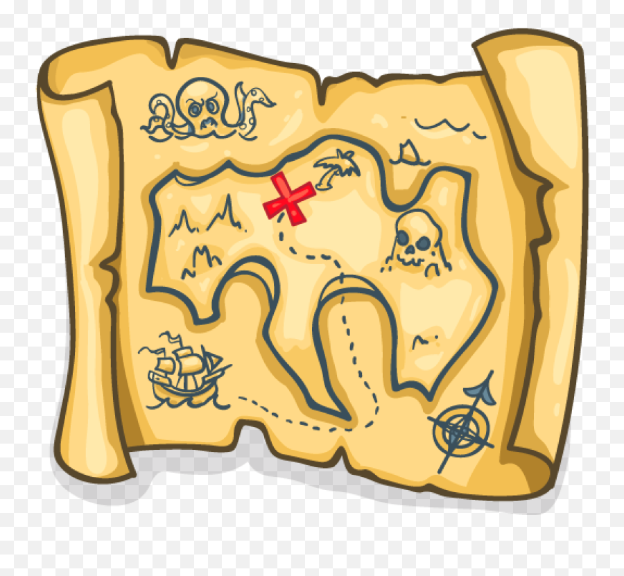 Treasure Map Transparent Png - Treasure Map Png,Treasure Map Png