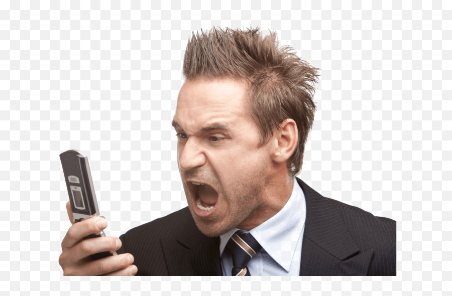 Angry Person Png Transparent Images All - Angry Person On Phone,Angry React Png