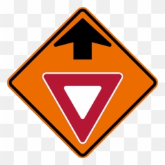 Yield Ahead Symbol Roll Up Traffic Sign - Symbol Of National Capital Png,Yield Sign Png