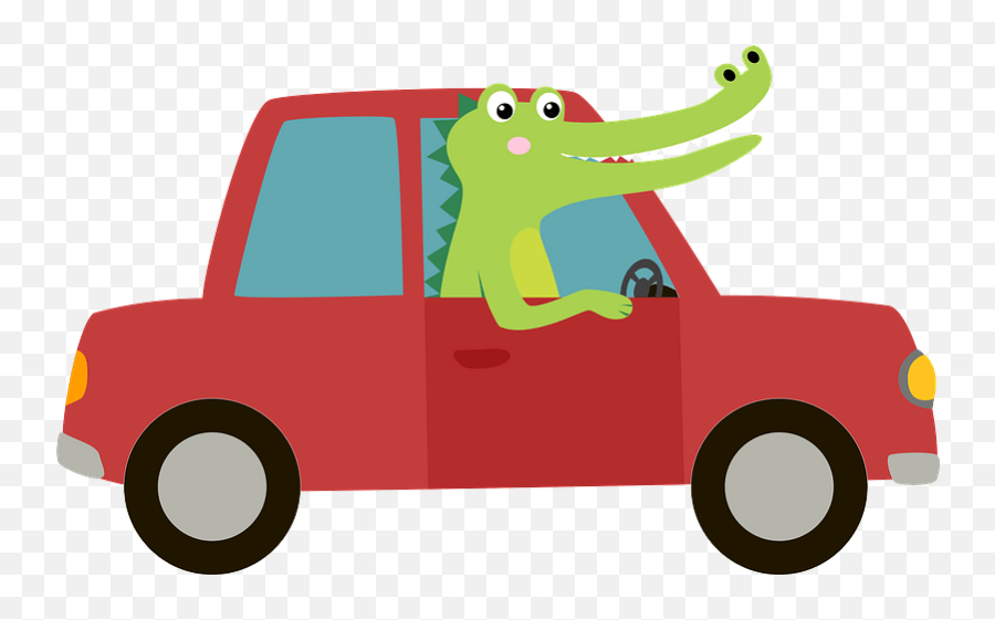 Crocodile And Car Clipart - Car Clipart Png,Car Clipart Png