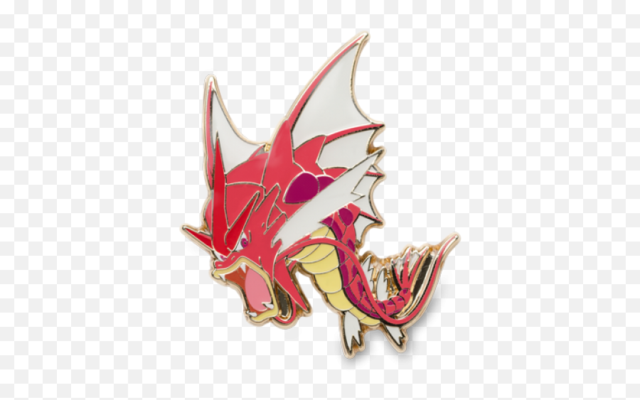 Pokemon Official Pin Badge - Shiny Mega Gyarados Illustration Png,Gyarados Png