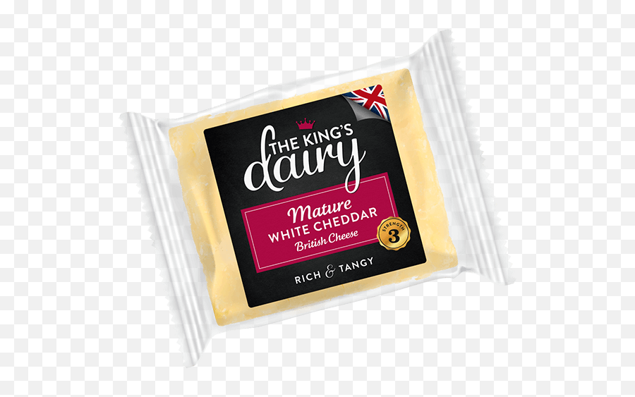 The Kingu0027s Dairy Cheese British Made Gluten Free - Cheese Png,Cheddar Png