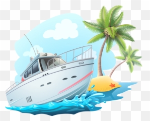 Free Png Beach - Background Tours And Travels,Yacht Png