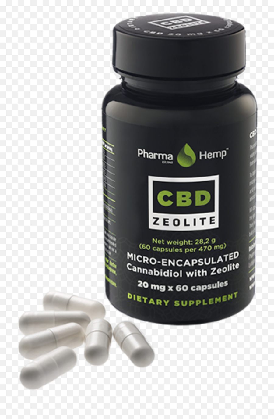 Download Cbd Zeolite Capsules 20 Mg - Pill Png,Drug Png