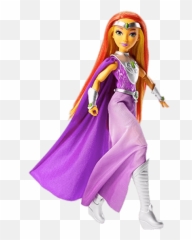 Starfire Action Figure Transparent Png - Starfire Doll,Starfire Png