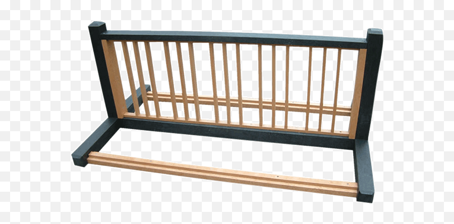 Recycled Plastic Bicycle Rack - Wood Bike Parking Rack Png,Bike Rack Png