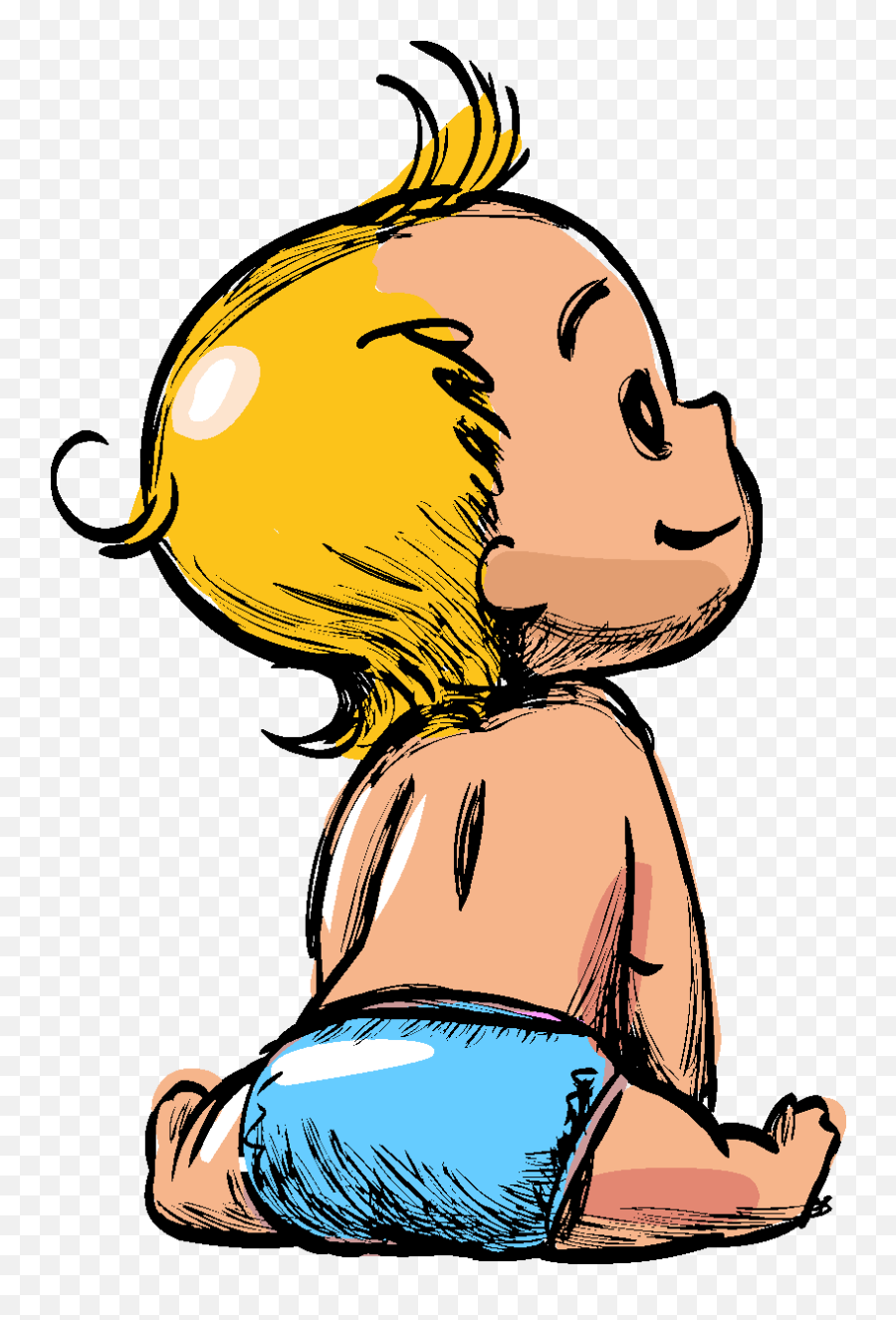 Download Cartoon Baby Children Kids 07 Png - Infant Png Nalepka Otrok V Avtu,Infant Png