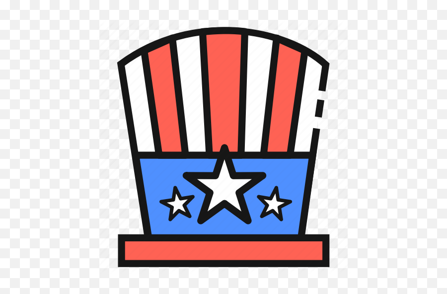 National Hat United States American Uncle Sam America Independence Day Icon - Illustration Png,Uncle Sam Hat Png