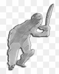 Batting Shadow Figure - Cricket Shadow Png,Shadow Figure Png