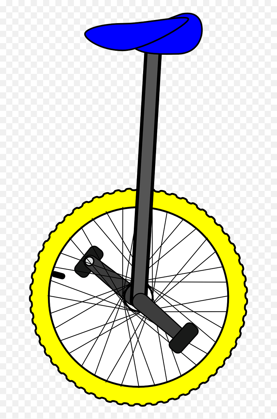 Unicycle Bike Wheel - Clip Art Of Unicycle Png,Unicycle Png