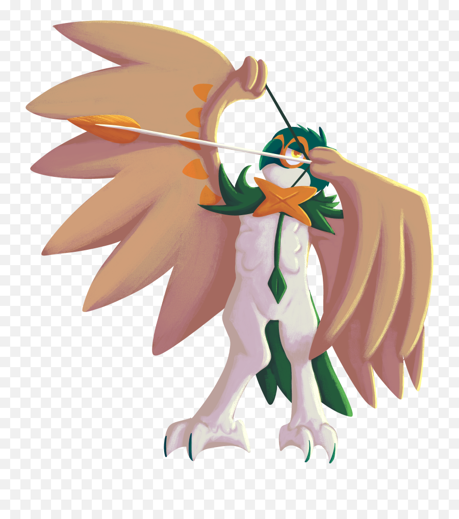 Decidueye Weasyl - Alolan Incineroar Pokemon Drawing Png,Decidueye Png