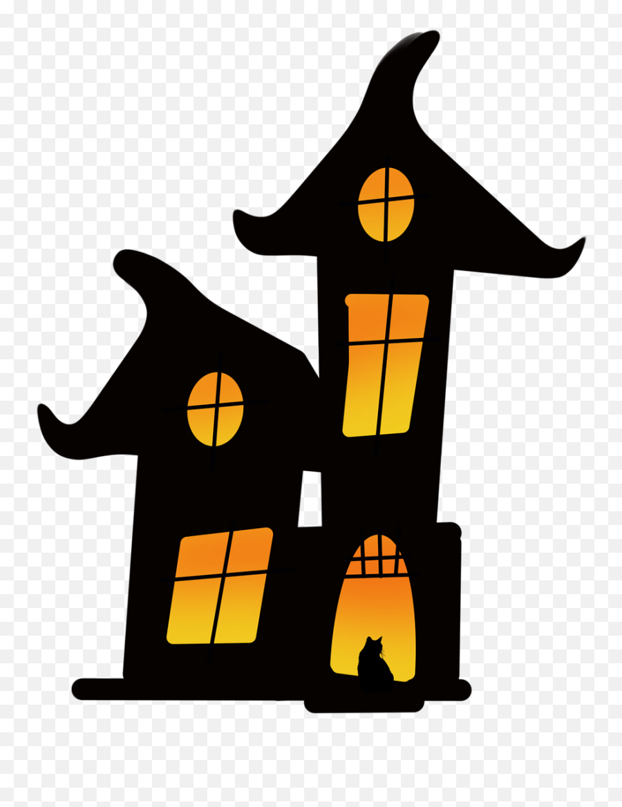 Halloween Haunted House Icon - Free Image On Pixabay Halloween Kreslené Obrázky Dom Png,House Icon Transparent