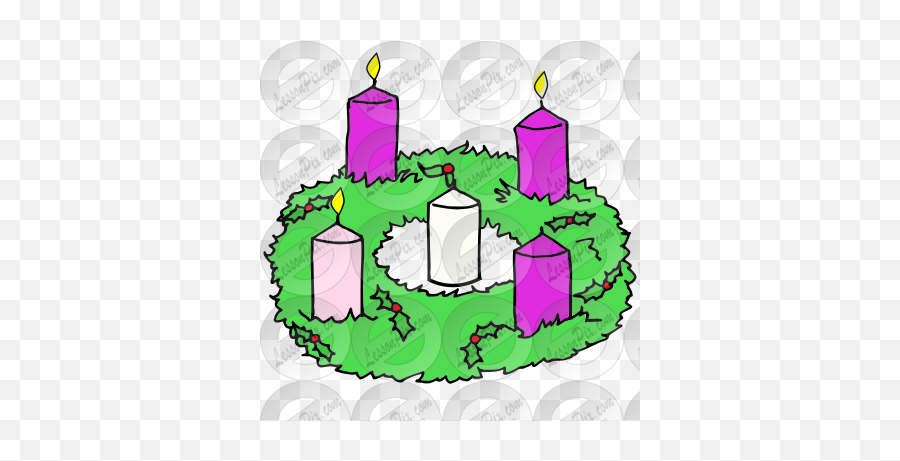 Advent Wreath Picture For Classroom - Advent Png,Advent Wreath Png
