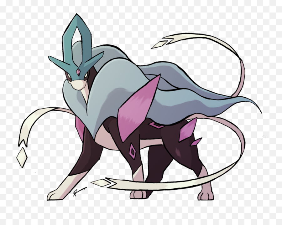 Entei Png - Mega Suicune Pokemon,Suicune Png